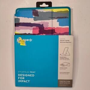 Speck Folio Case for the iPad Air 2019 & Pro 10.5 Inch, New, Air Brush Stripe.